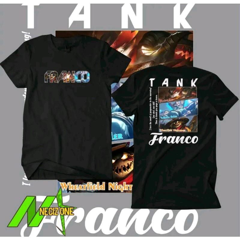 KAOS TANK FRANCO MOBILE LEGEND MLBB BAHAN KATUN