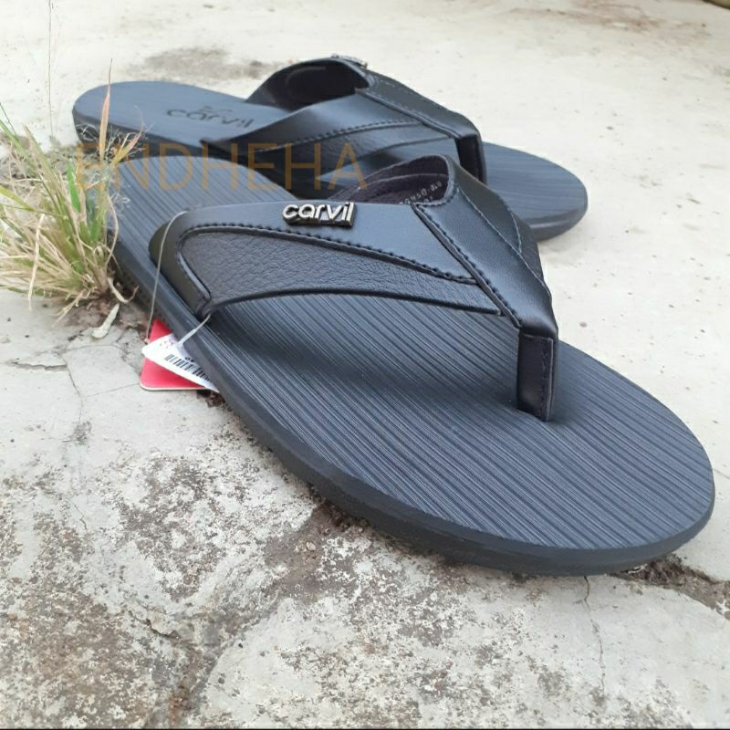 Sandal japit kasual Carvil Ferguso -01 pria formal harian