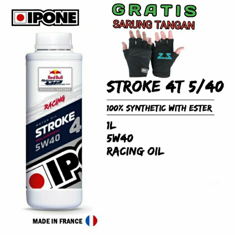 oli racing 4T ipone stroke 4 5w40