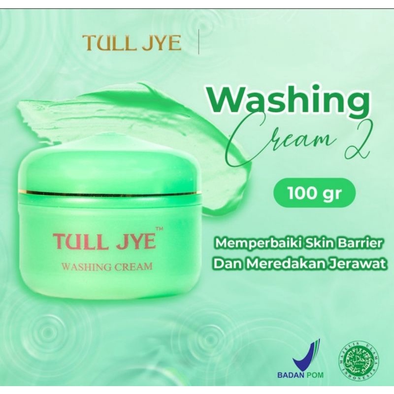 Tull Jye Washing Cream 2 (Hijau) / Tull Jye Washing Cream Hijau / Tull Jye Washing Cream Hijau Origi