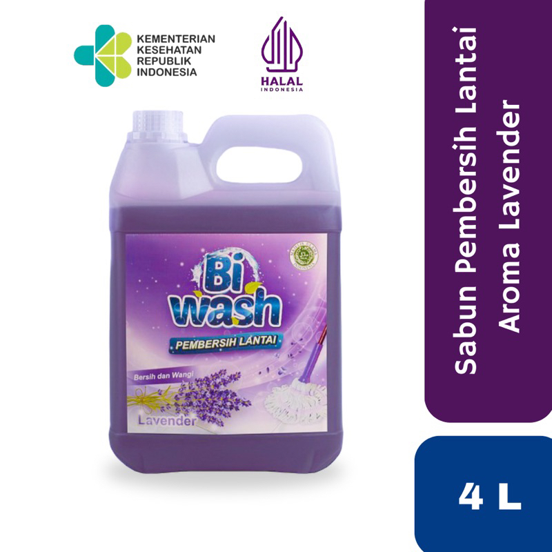 Bi Wash pembersih lantai  Jerigen 4L Aroma Lavender