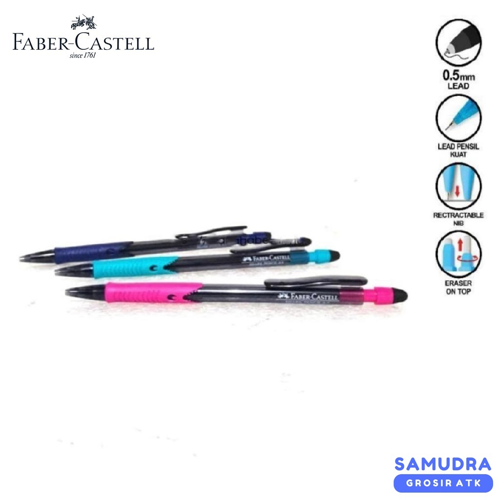 

Faber Castle Pensil Mekanik / Mechanical Pencil Shark 0.5 mm