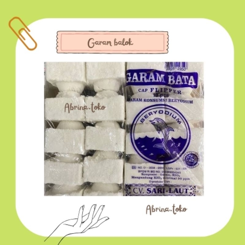 

Garam Balok/Garam Halus Balok/Garam Kotak