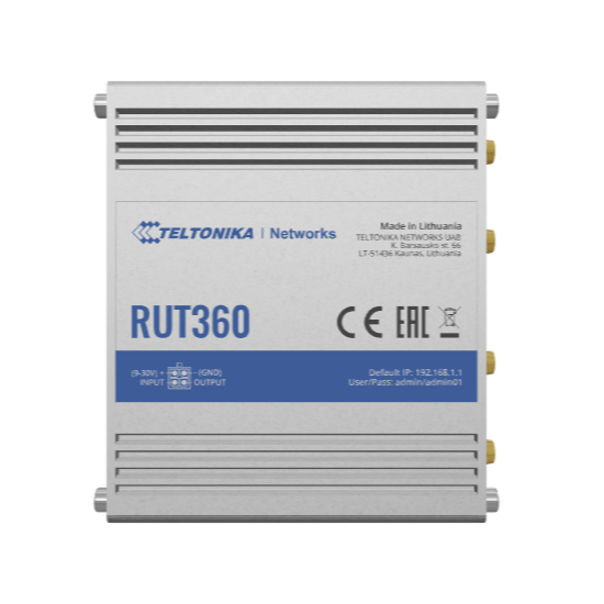 Teltonika RUT360 CAT6 LTE Industrial Router