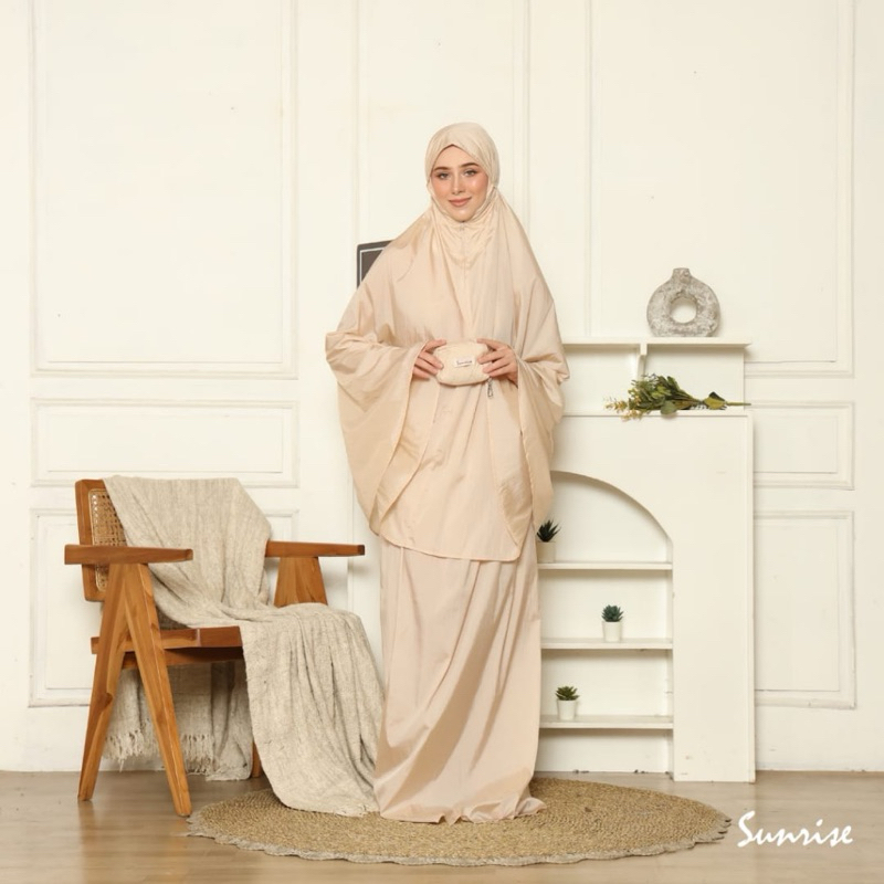 Mukena Sunrise - Safar Series - Mukena Travel Parasut Korea