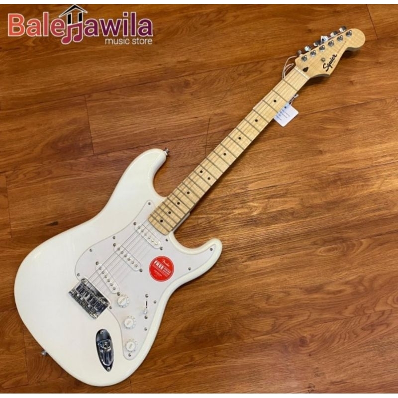 Gitar Elektrik Gitar Squier Sonic Stratocaster Maple FB Arctic White Squier Sonic Stratocaster Ultra