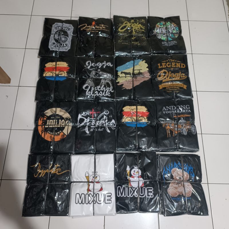PAKET 6 PCS 100RIBU KAOS JOGJA MALIOBORO MURAH KAOS DISTRO KAOS OBLONG JOGJA MALIOBORO KAOS JOGJA DE