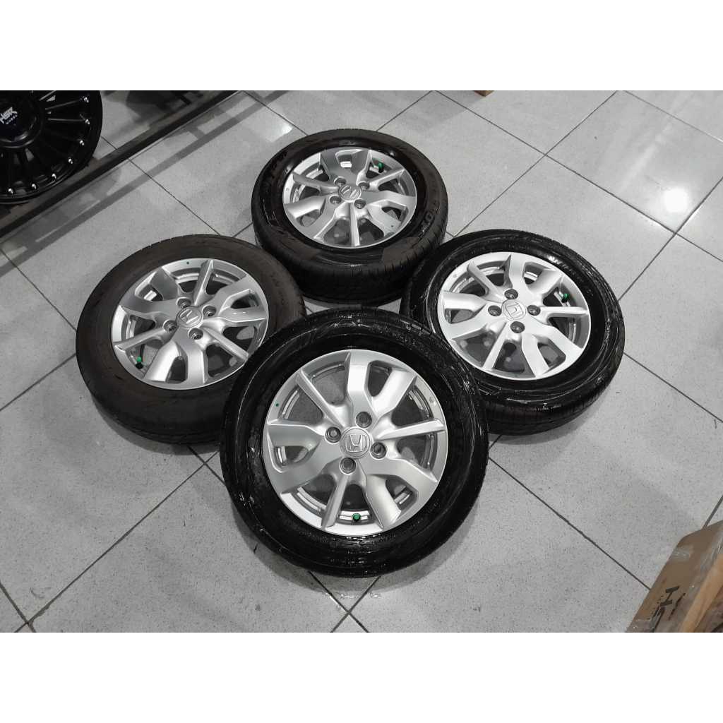 VELG MOBIL COPOTAN ORI HONDA BRIO SATYA RING 14 BAUT 4X100 INCLUDE BAN 175/65 R14 2022