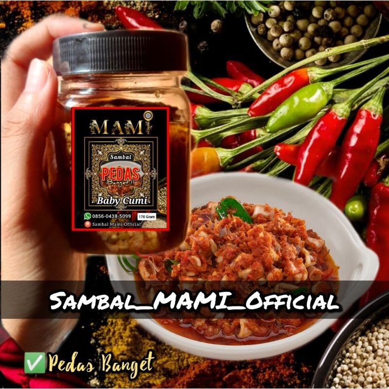 

Sambal Cumi Mantap Puoll 170 Gram - Sambal Mami Official