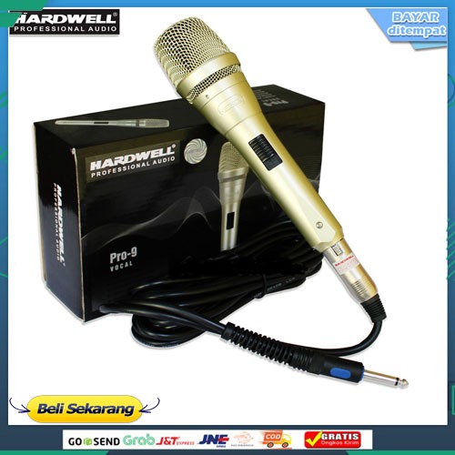 Microphone Mic Kabel PRO 9 New Mic Kabel Terbaik original terlaris