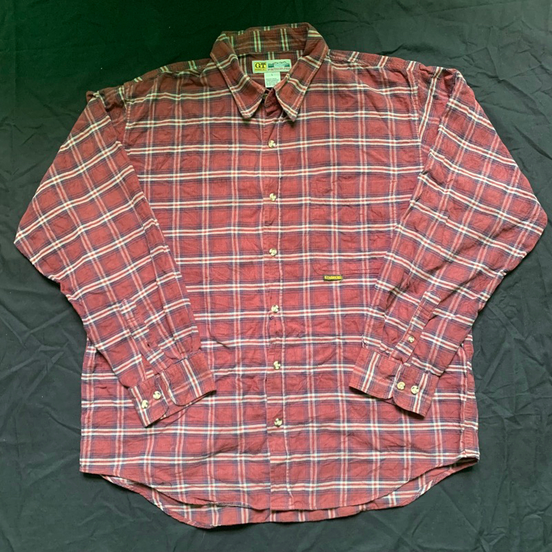 Flannel shirt corduroy kemeja corduroy bekas