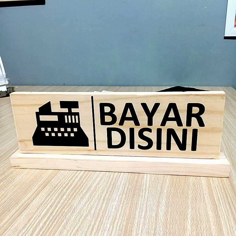 

HJK papan tanda meja "bayar disini" papan tanda, sign board