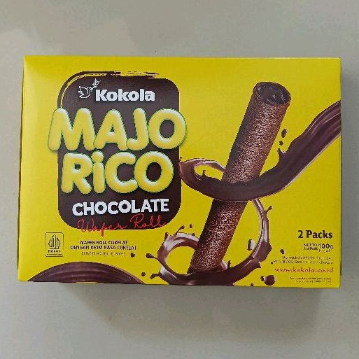 

Majorico Wafer Roll 100G chocolate / 24 box cocok u/ bingkisan, hajatan, acara, nikahan, hampers, parcel lebaran / idul Fitri, roti asul asul.