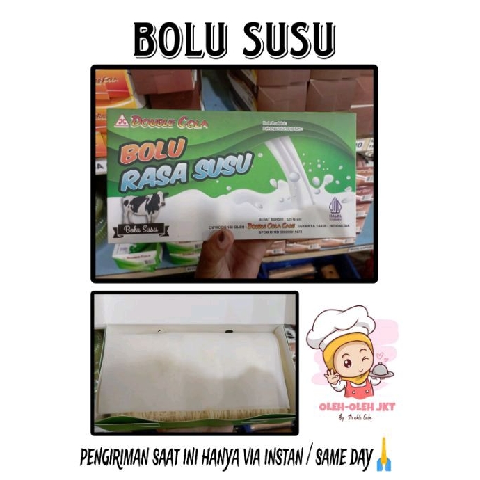 

Bolu Susu Pandan Topping Keju / Bolu Susu Double Cola / Bolu Susu Pandan