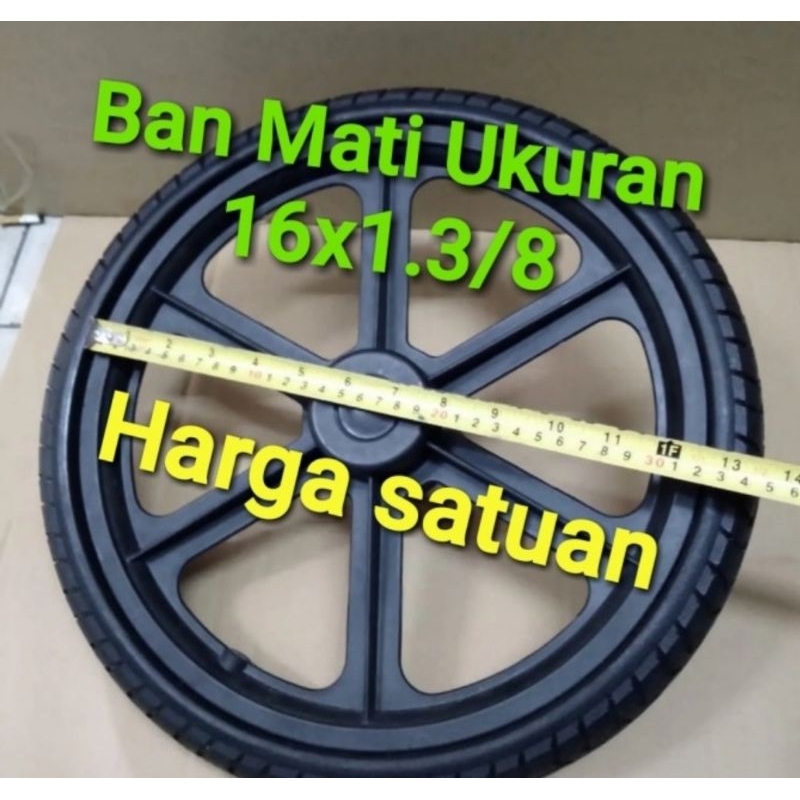 Ban kursi roda ukuran 16x1.3/8