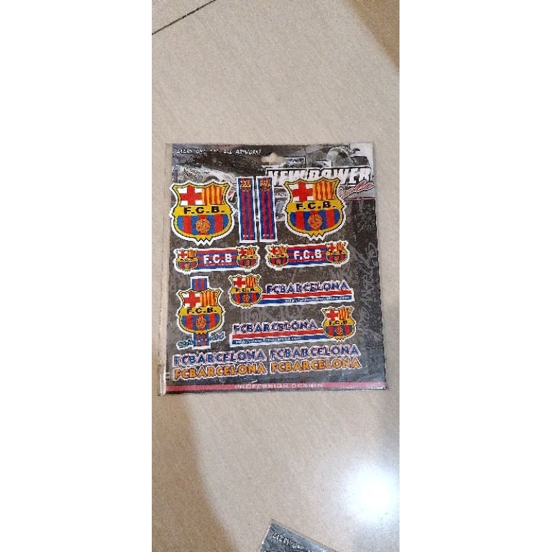 

Stiker Barcelona Set