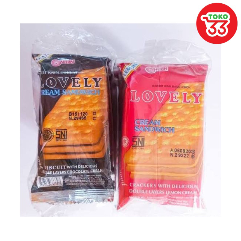 Biskuit Nissin Lovely Cream Sandwich