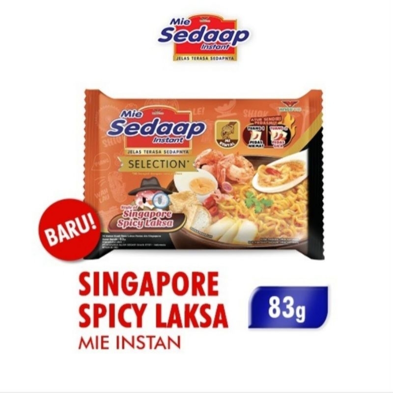

Sedaap Mie Instan Singapore Spicy Laksa 83 gr