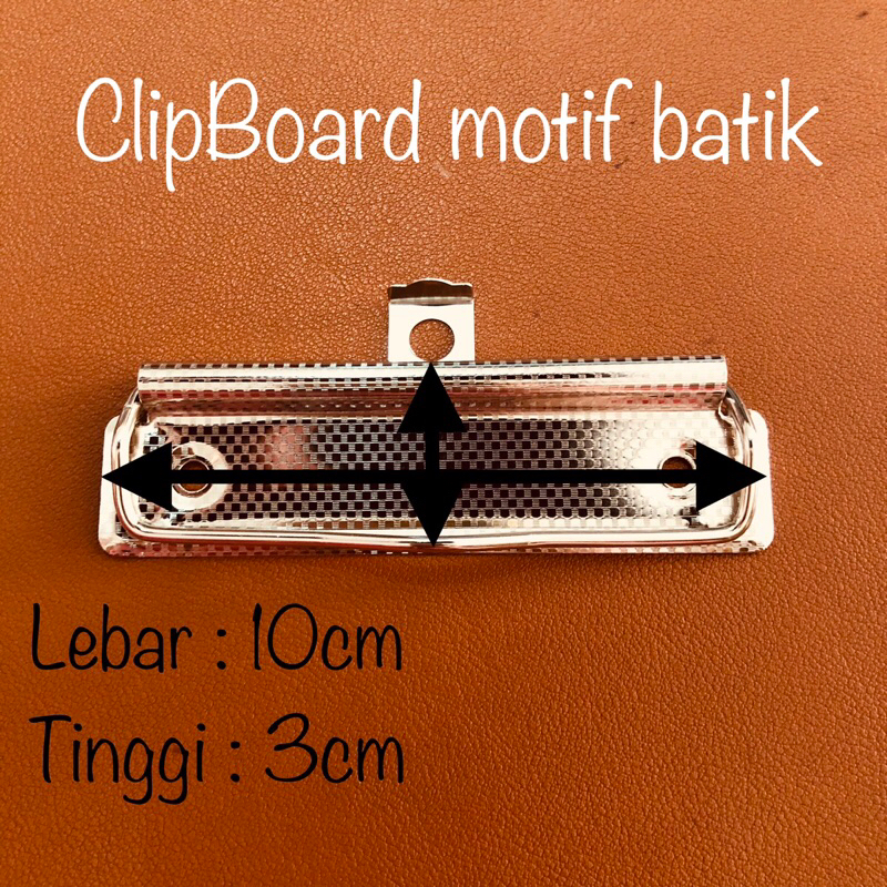 

clipboard mekanik 10cm / clipboard papan ujian kualitas import