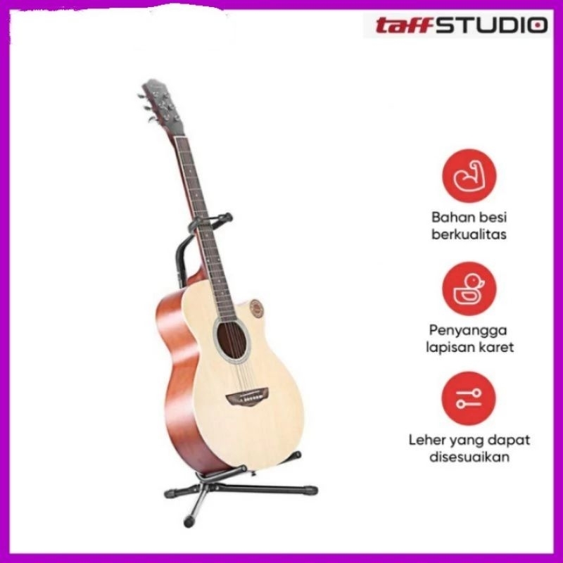 Alat Musik Stand Gitar Bass Stand Gitar Electric Stand Gitar Bass Stand Gitar Clasicc / Perlengkapan