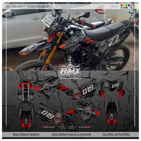 DECAL DTRACKER FULLBODY (010) DEKAL STIKER D-TRACKER DTX 150 SE 2016 2017 2018 2019 2020 2021 2022 H