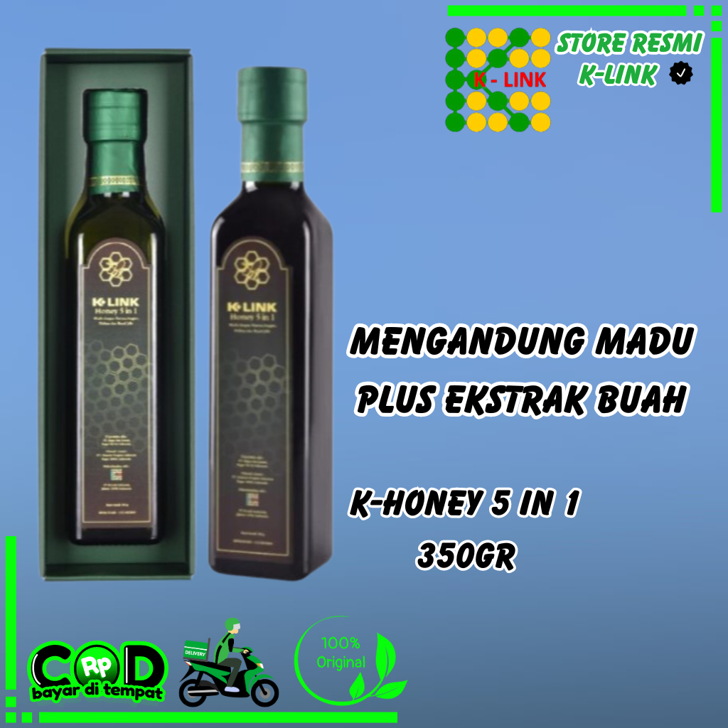 

K-Honey 5 In 1 || MADU MURNI DENGAN EKSTRAK BUAH % -