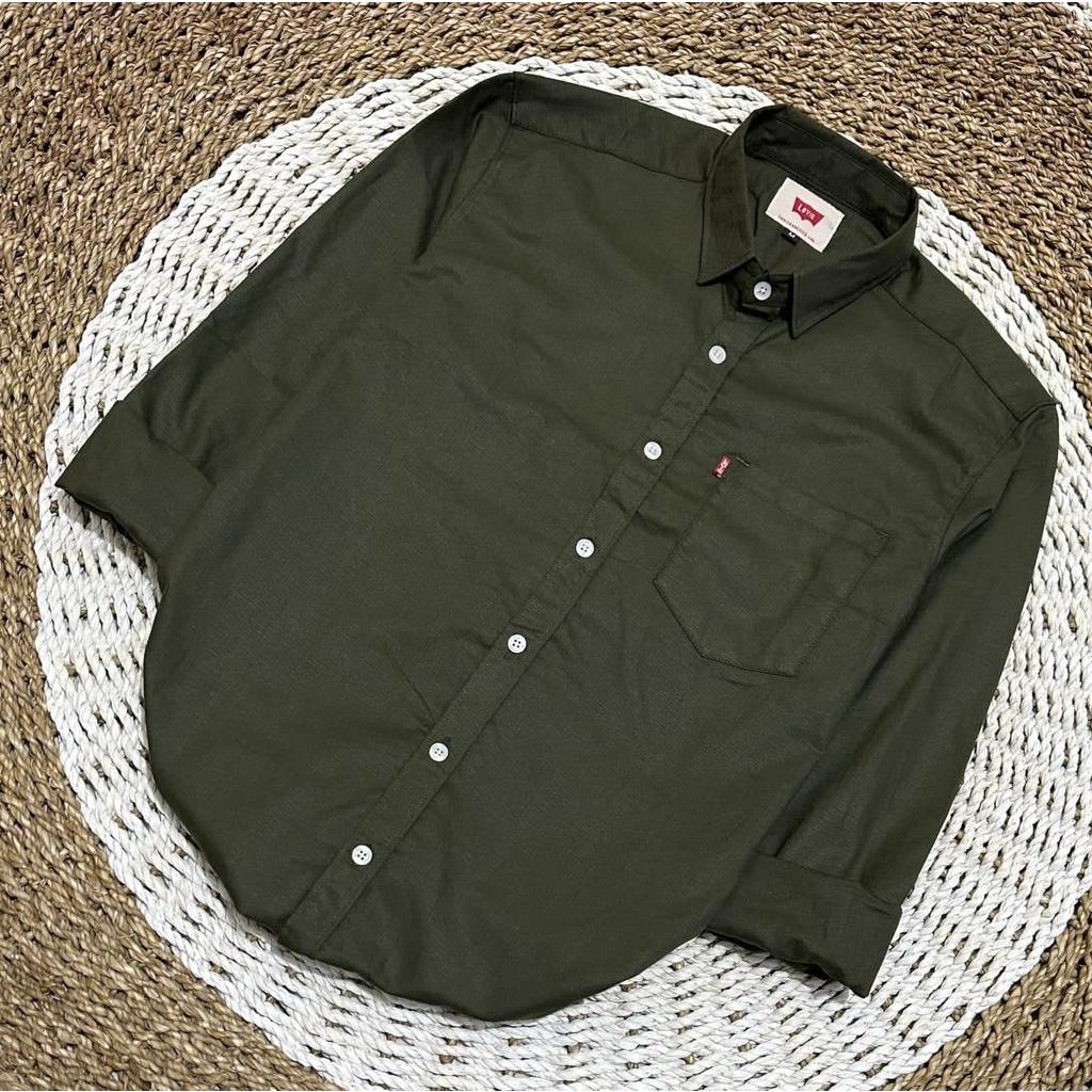 Kemeja Pria Polos Basic Kemeja Pria Style Korea Kemeja Pria Terbaru