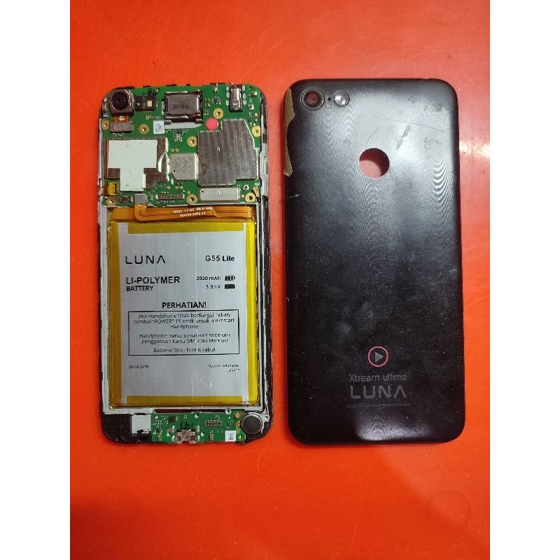 mesin luna g55 Lite hidup normal