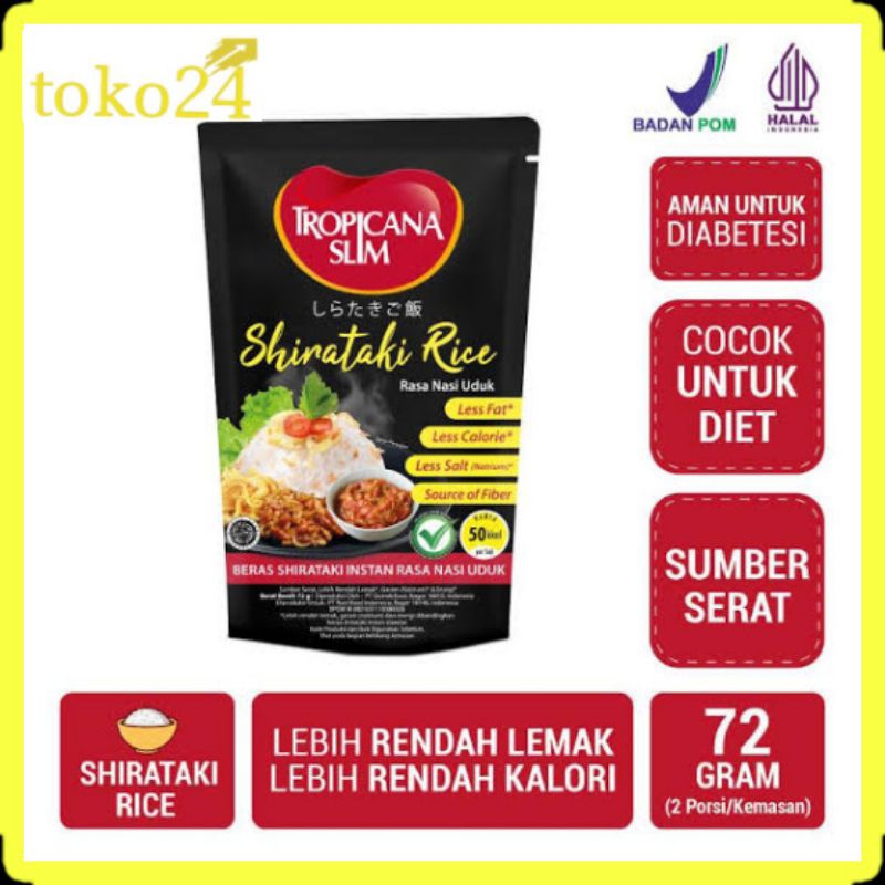 

Tropicana Slim Shiritaki Rice 72 gr