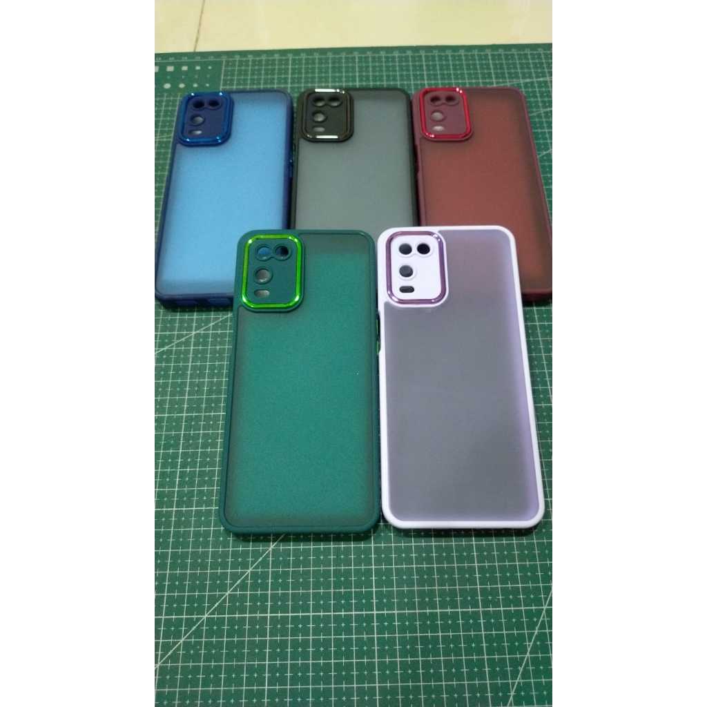 Case OPPO A54  Hybrid Dove Metal Chrome Oppo A54 4G Case oppo a54 4g