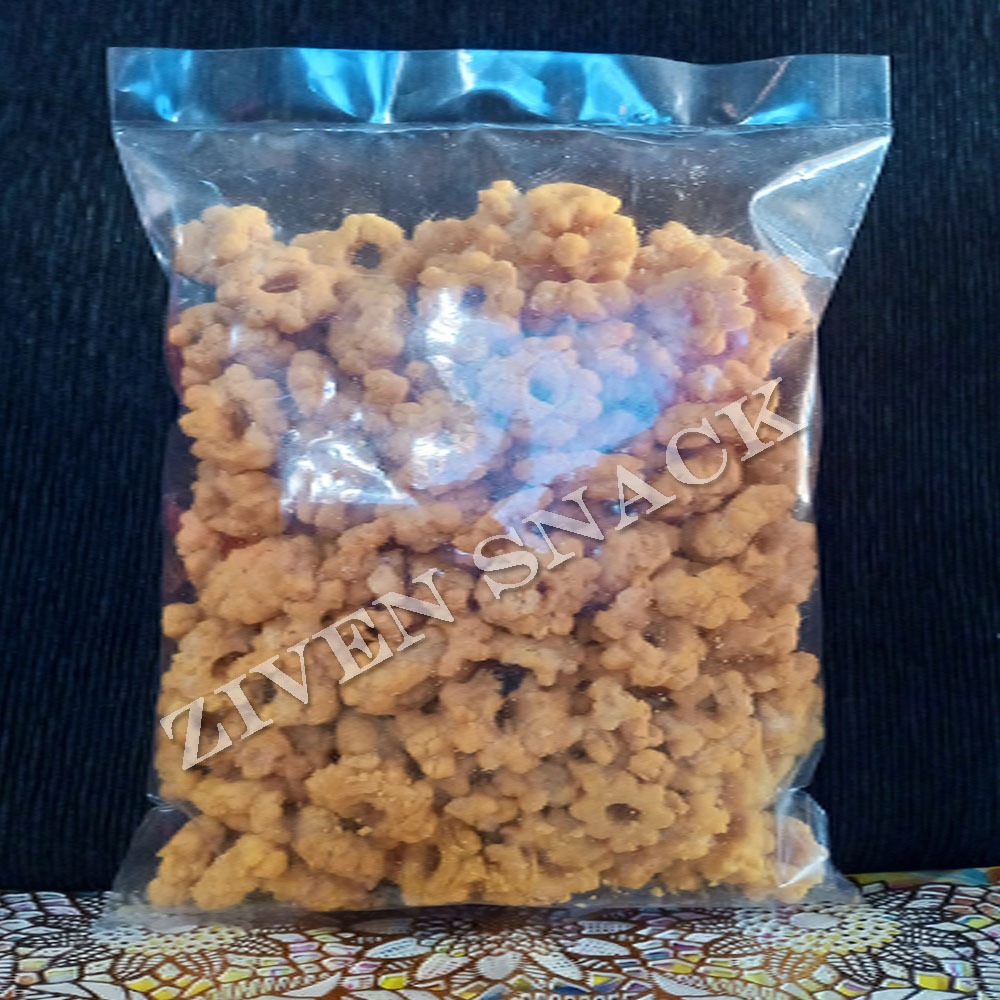 

Pang Pang Bulat bentuk bunga jajanan jadul legendaris camilan gurih berat 250gram