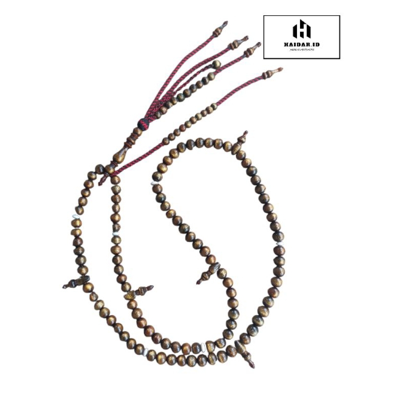 Tasbih TIJANI YUSER Gold - Asli YUSER Nusantara - 8mm
