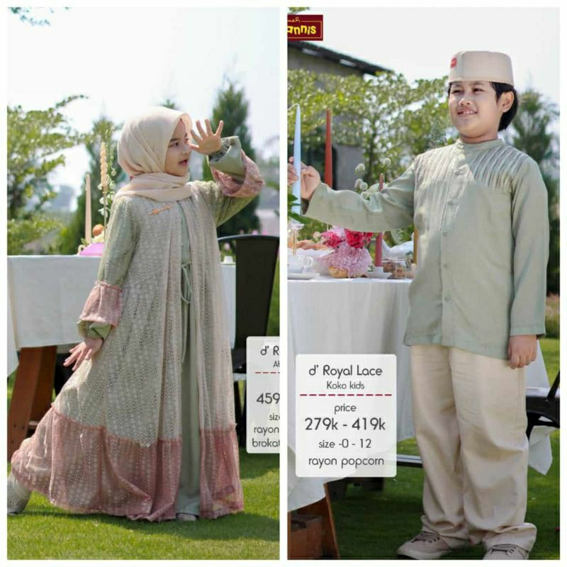 DANNIS 2026 Sarimbit ANAK D'ROYAL LACE FAMILY