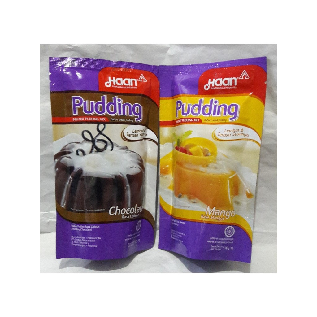 

Haan Instant Pudding Mix Bahan Untuk Buat Puding Instan Halal 145gr Pekanbaru