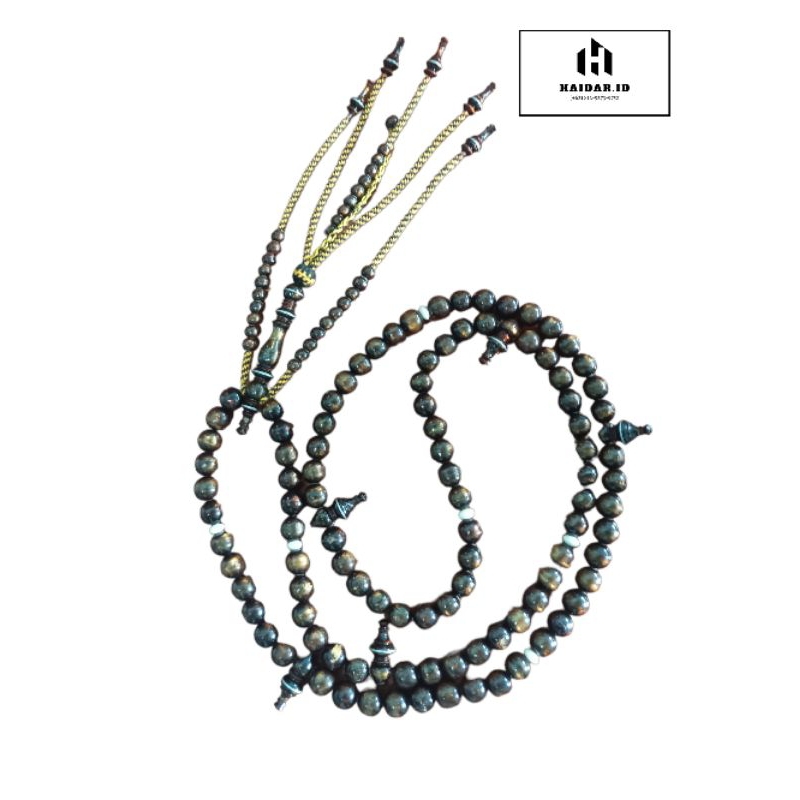 Tasbih TIJANI YUSER Gold - Asli YUSER Nusantara - 10mm