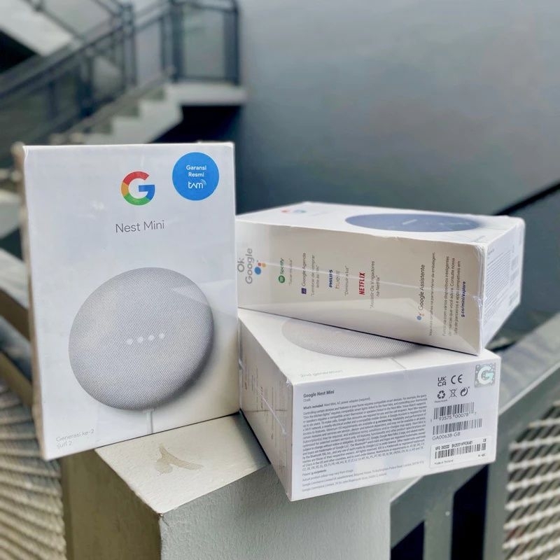 SPEAKER GOOGLE NEST MINI GEN 2 GARANSI RESMI TAM 1 TAHUN