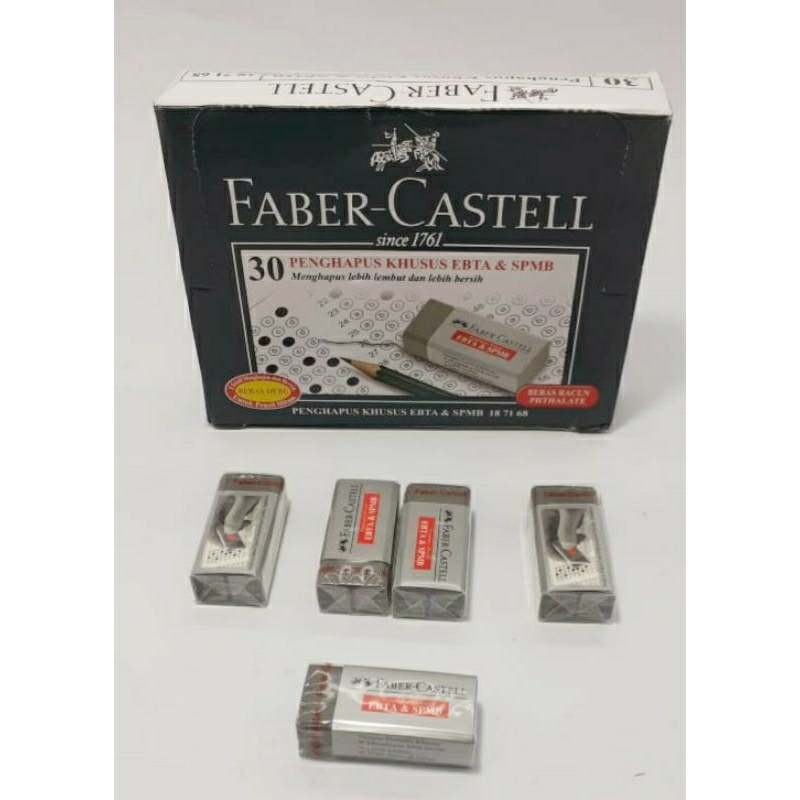 

Penghapus Faber Castell Ujian Ebta & SPMB/ Penghapus Faber Castell 18 71 68 Original
