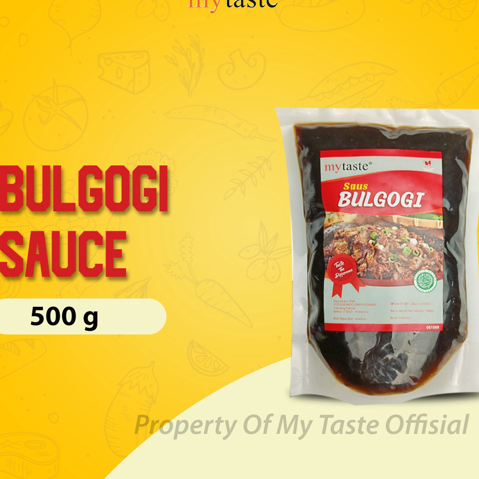 

Ready My Taste Bulgogi Sauce 500gr Saus Bulgogi Halal Bumbu Bulgogi Korea Bumbu Grill Daging Bumbu Bulgogi Instan