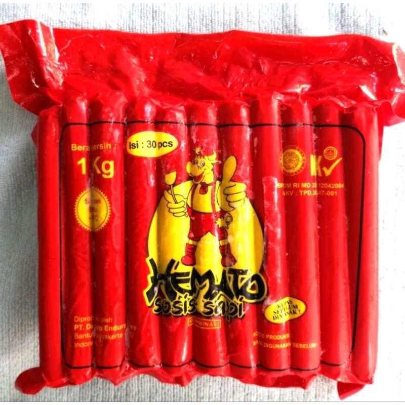 

Hemato Sosis Sapi 1kg isi 30