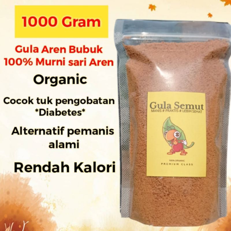 

1 Kg Gula Semut Aren/ Gula semut bubuk 100% Organic Murni sari aren