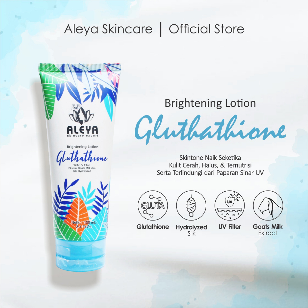 ❤PROMO❤ LOTION PEMUTIH ALEYA | BODY LOTION GLUTATHIONE PEMUTIH ALEYA