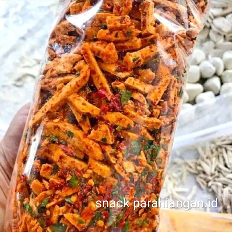 

Basreng stik/baso goreng viral Extra pedas daun jeruk 1kg