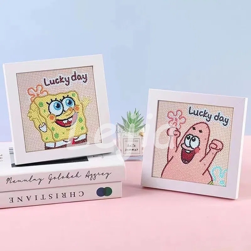 Diamond Painting/diy spongebob diamond painting/DIY diamond bead sticker set/diamond painting kit co