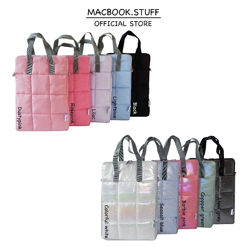 TAS LAPTOP PILLOW SLETING PUFFY BAG bantal jinjing selempang TAHAN ANTI AIR WATERPROOF WATER RESISTA