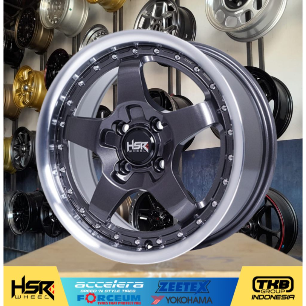 velg hsr ring 15 model baru tipe bob velg yaris brio jazz sigra calya