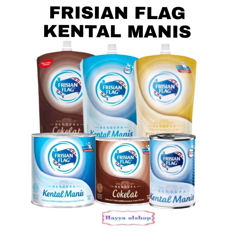 

FRISIAN FLAG SUSU KENTAL MANIS 490g/ 370g