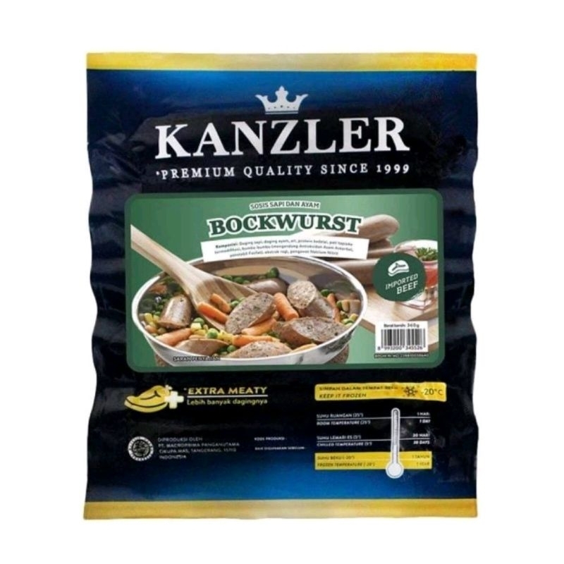 

KANZLER SOSIS COCKTAIL BRATWURST BOCKWURST FRANKFURTER