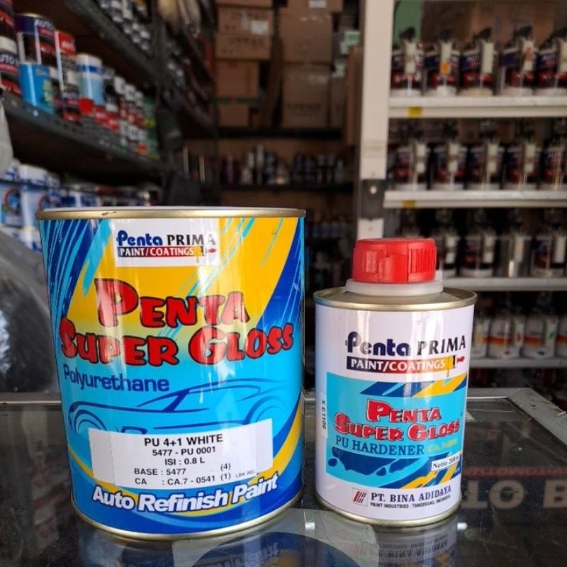 Penta Cat Pu2k White gloss / Putih gloss