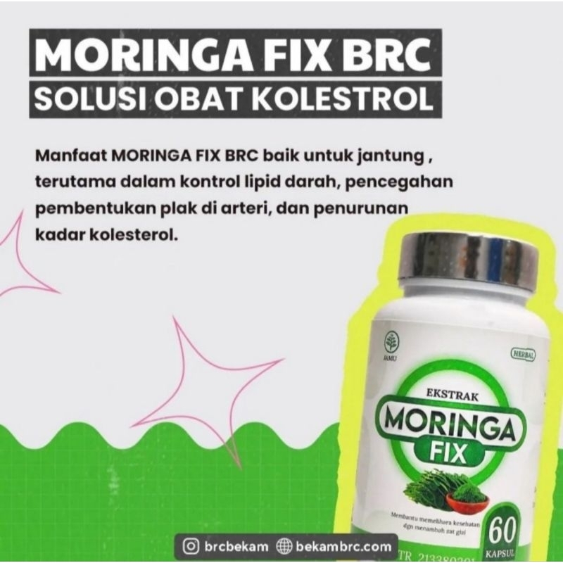 Exstrak daun kelor|Moringa fix brc|daun kelor