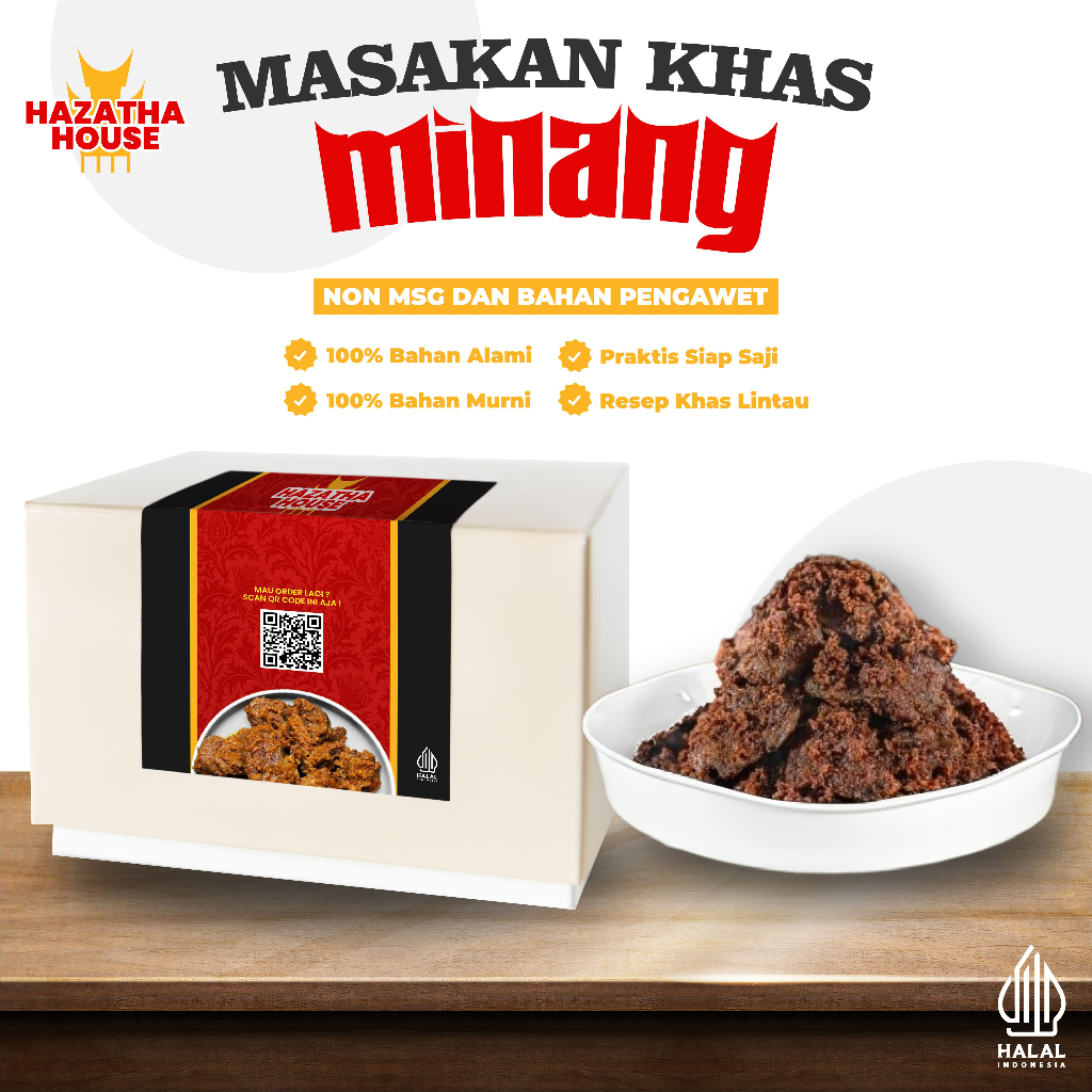 

Rendang Daging Hazatha - 500gr